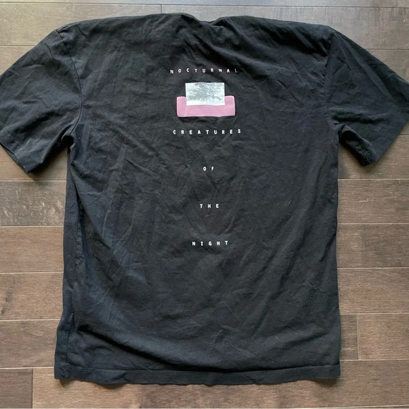 Jack & Jones Black Nocturnal T-shirt  Men’s Large - Picture 4 of 6